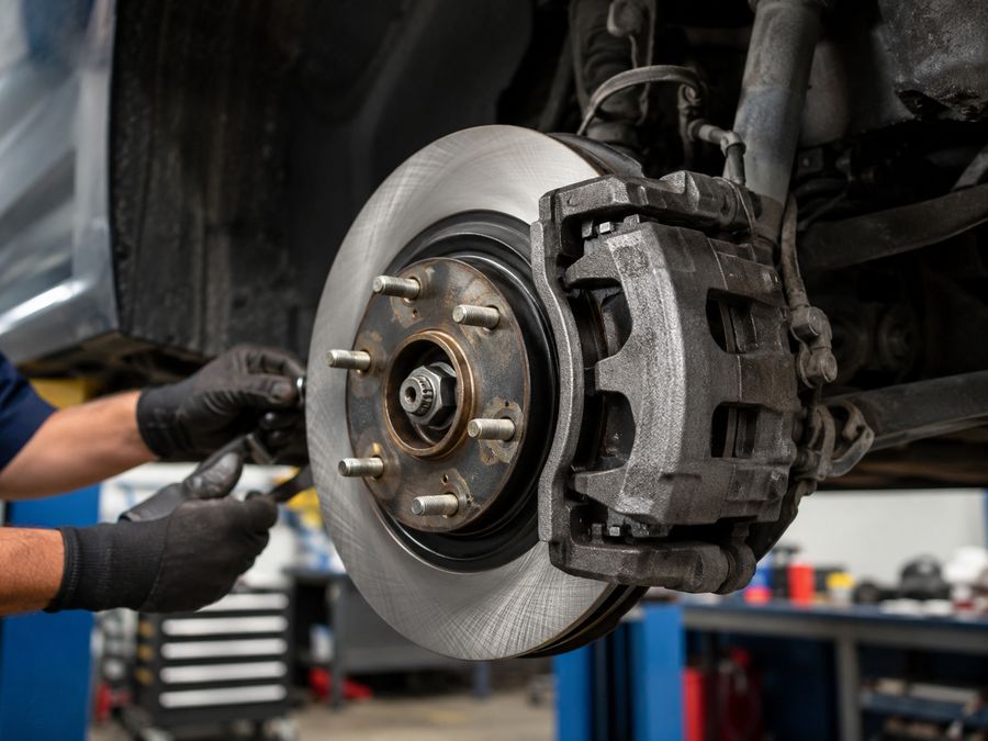 Brake rotor and caliper repair